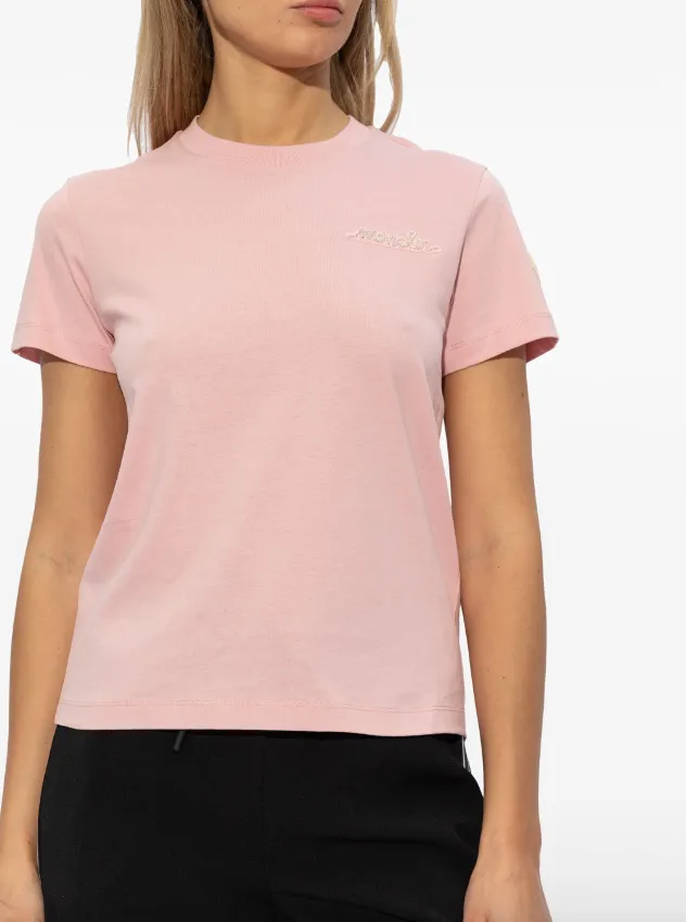 Moncler beaded logo t-shirt