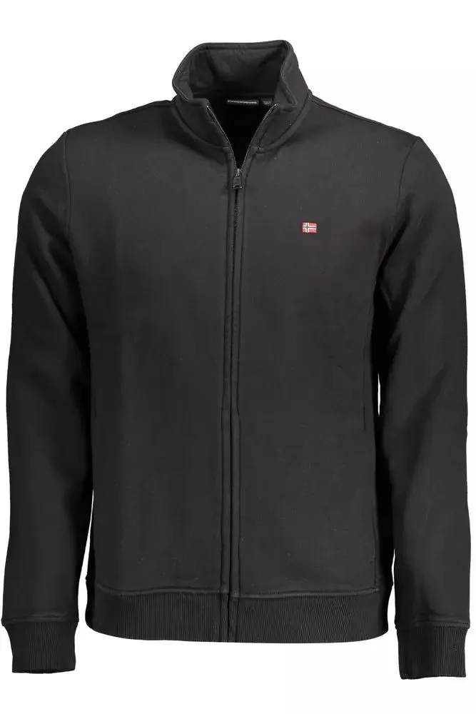 Napapijri Sleek Embroide Zip Men's Sweatshirt