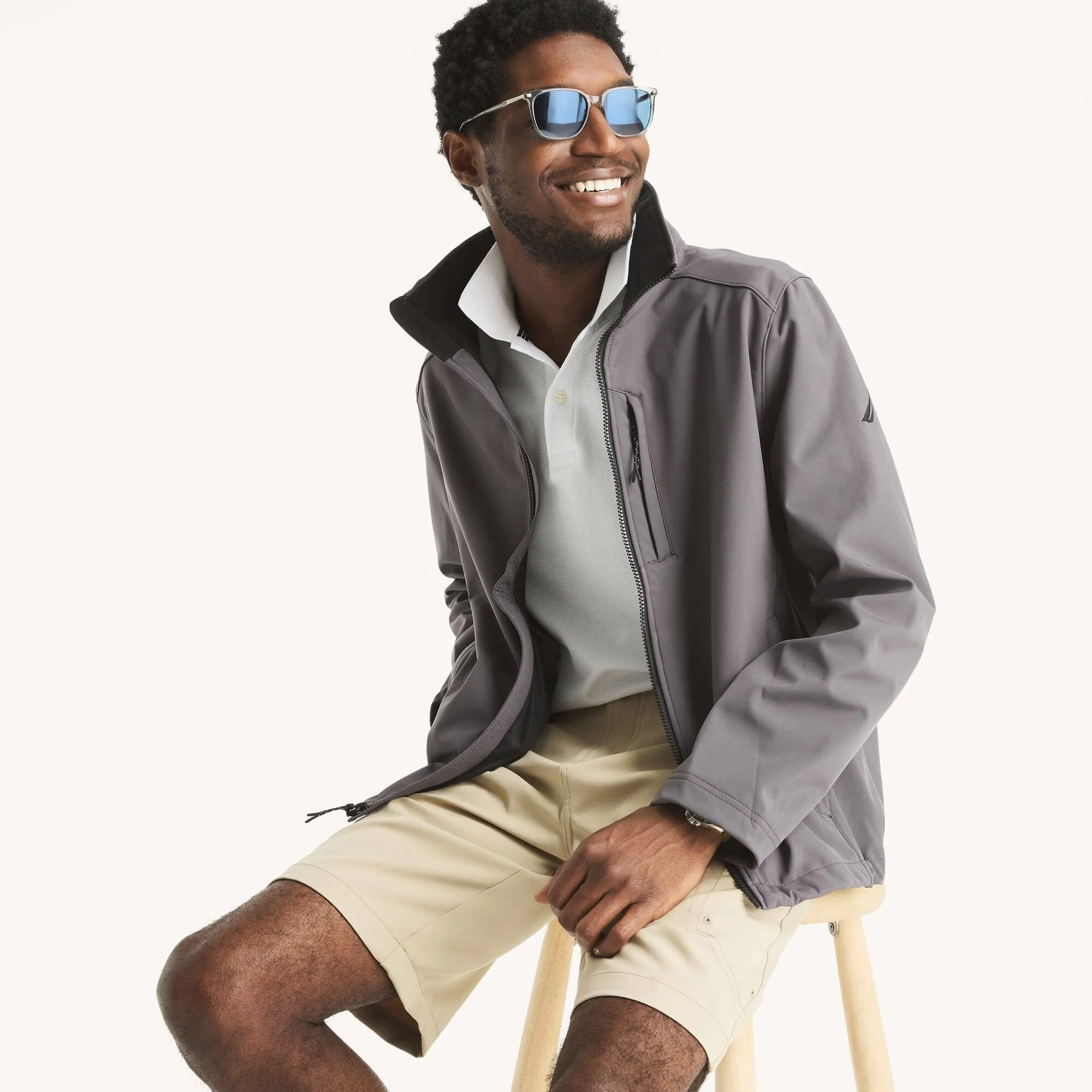Nautica Mens Full-Zip Jacket