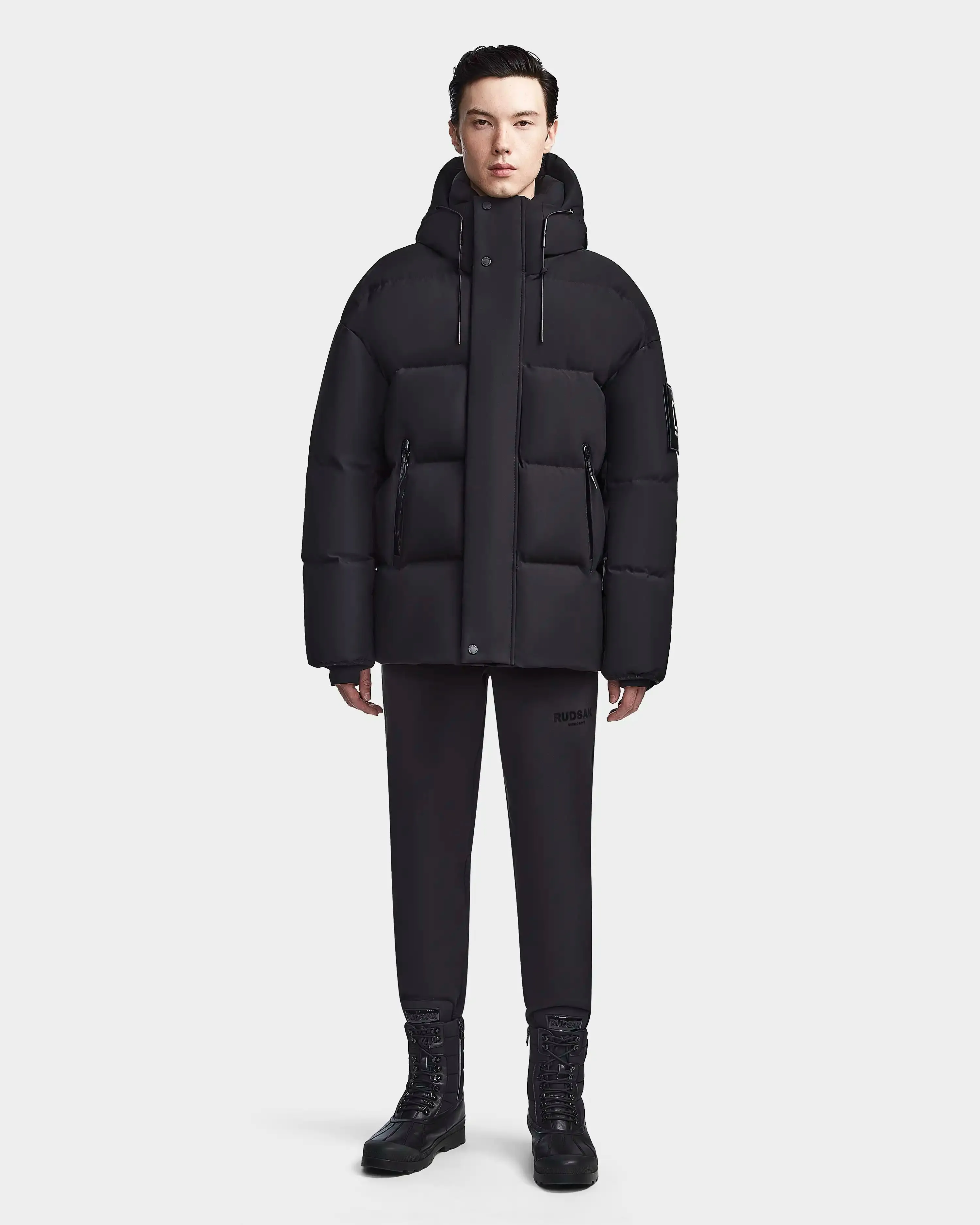 NELSON UNISEX DOWN PUFFER WITH HOOD