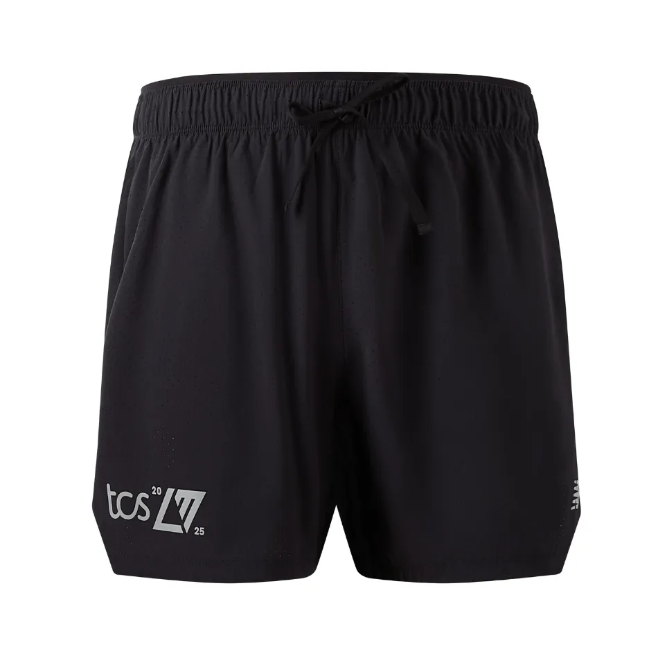New Balance Men's 5" London Edition Graphic RC Running Short in Black SS25