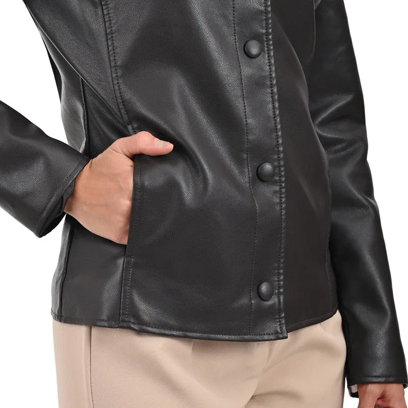 Nine West Women's Chic No-Collar Jacket