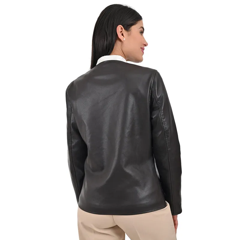Nine West Women's Chic No-Collar Jacket