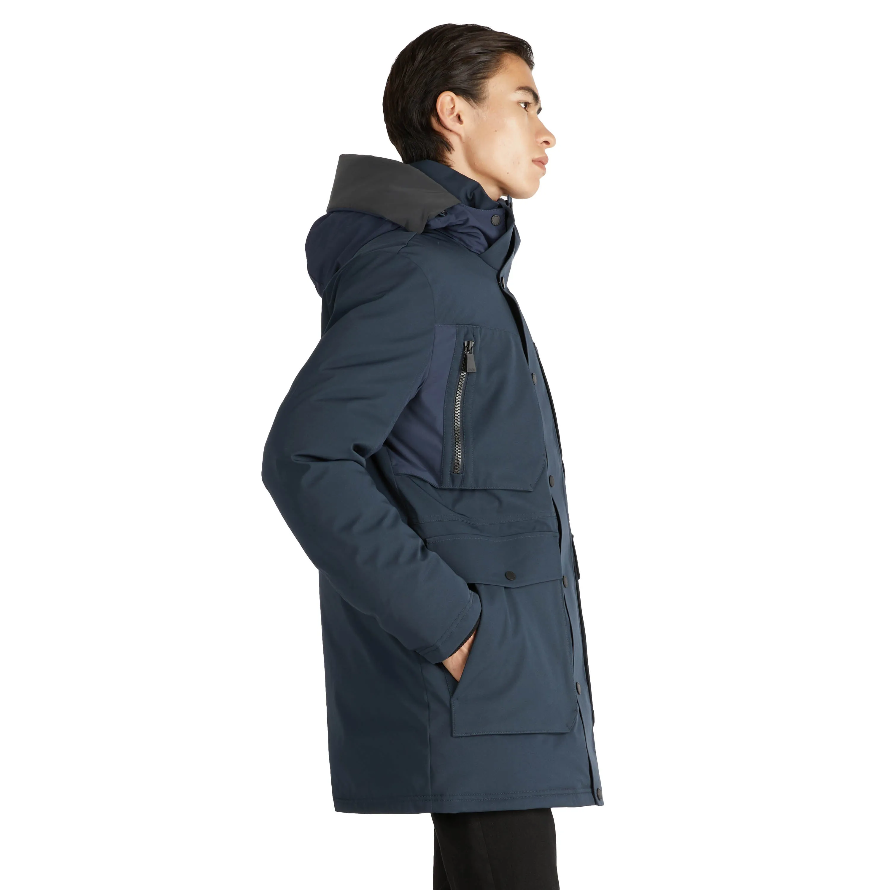 Pajar Men's Karsten Mid Length Parka with Detachable Hood