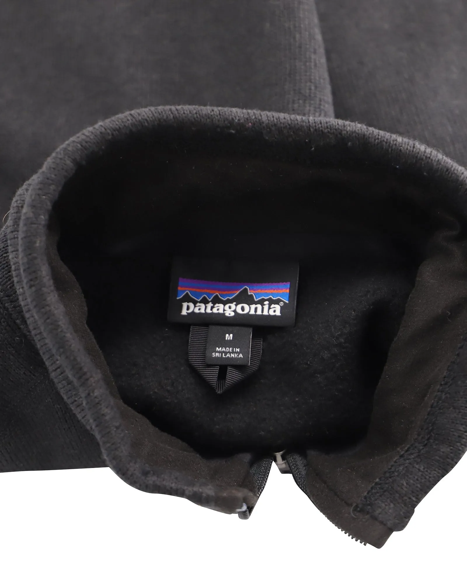 Patagonia Retro Pile Zip Vest in Black Polyester