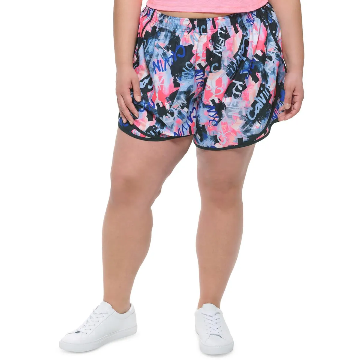 Plus Womens Fitness Workout Shorts