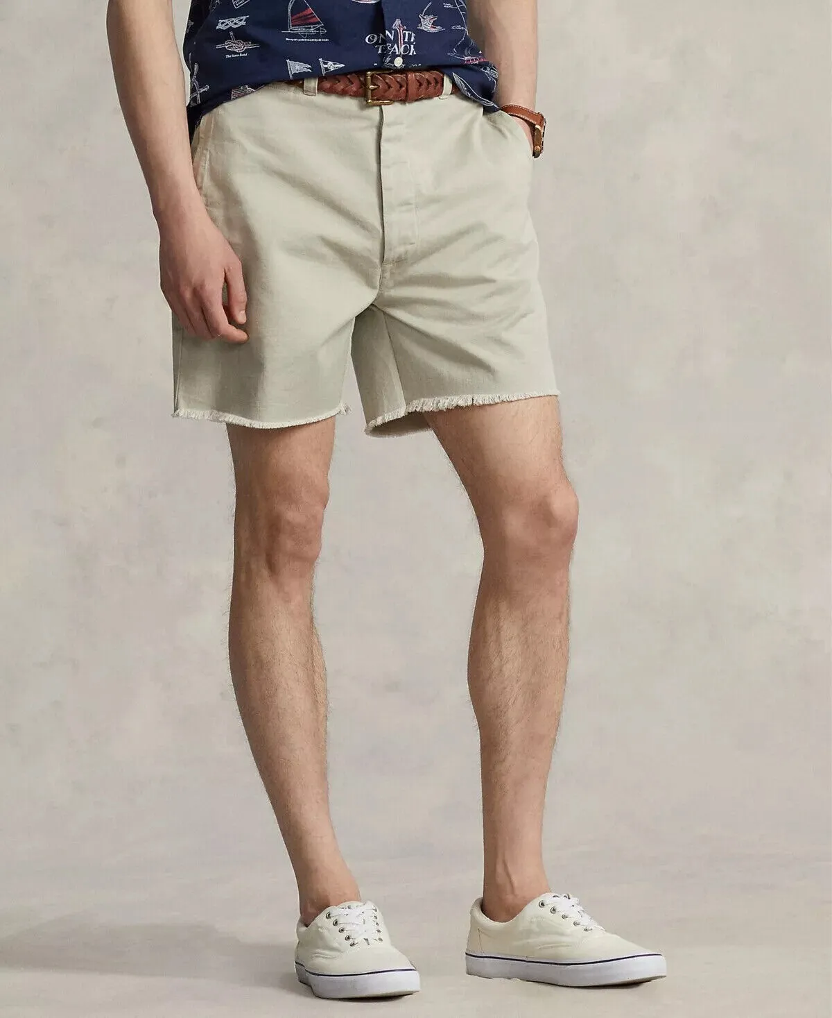 Polo Ralph Lauren Chino Shorts Men's 6" Burroughs Relaxed Fit Khaki Beige MXX147