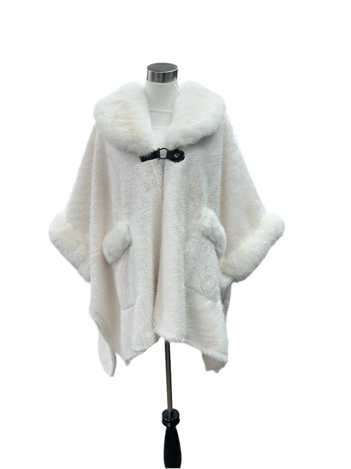 Poncho In Winter White