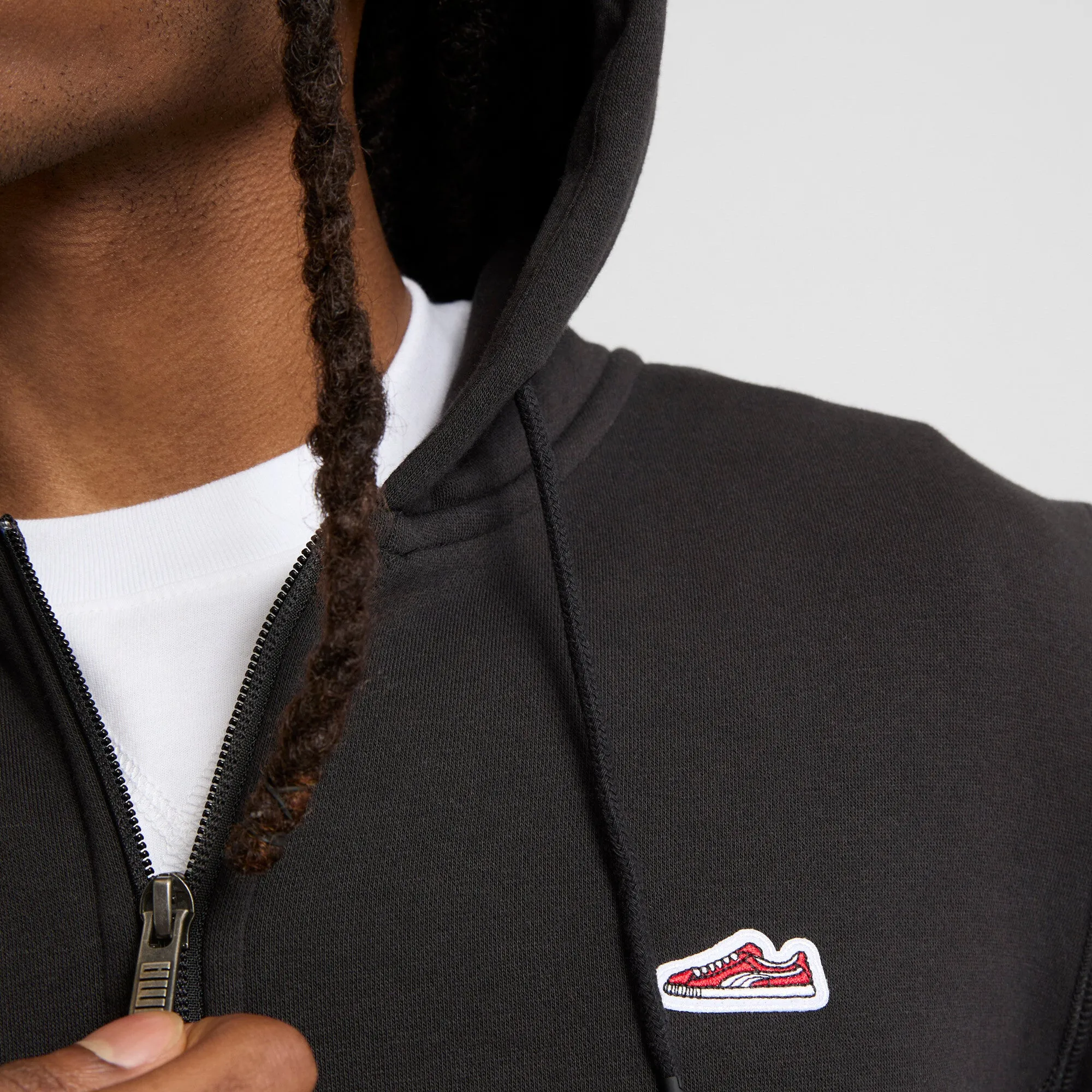 PUMA Men's Suede Logo Full-Zip Hoodie