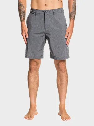 Quiksilver Union Heather Amphibian 20 Shorts-Black