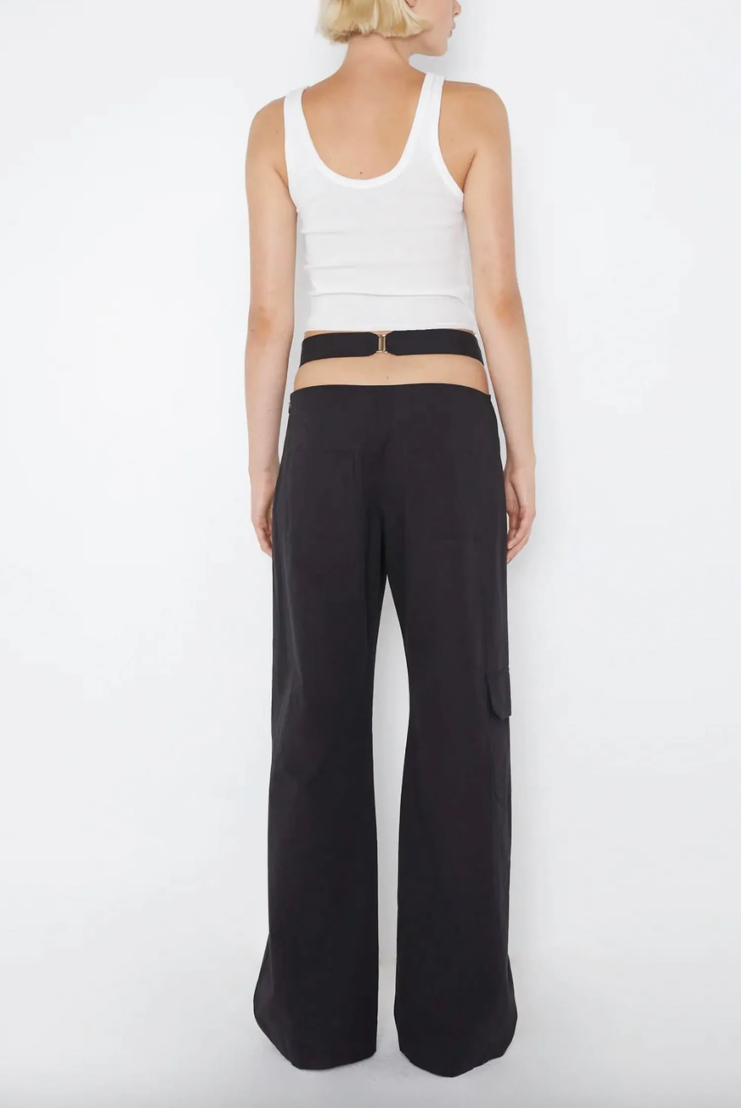 Raylie Cargo Pant In Black