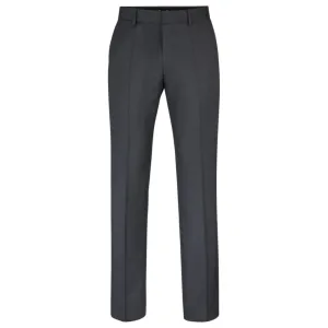 Regular-fit trousers in wool serge