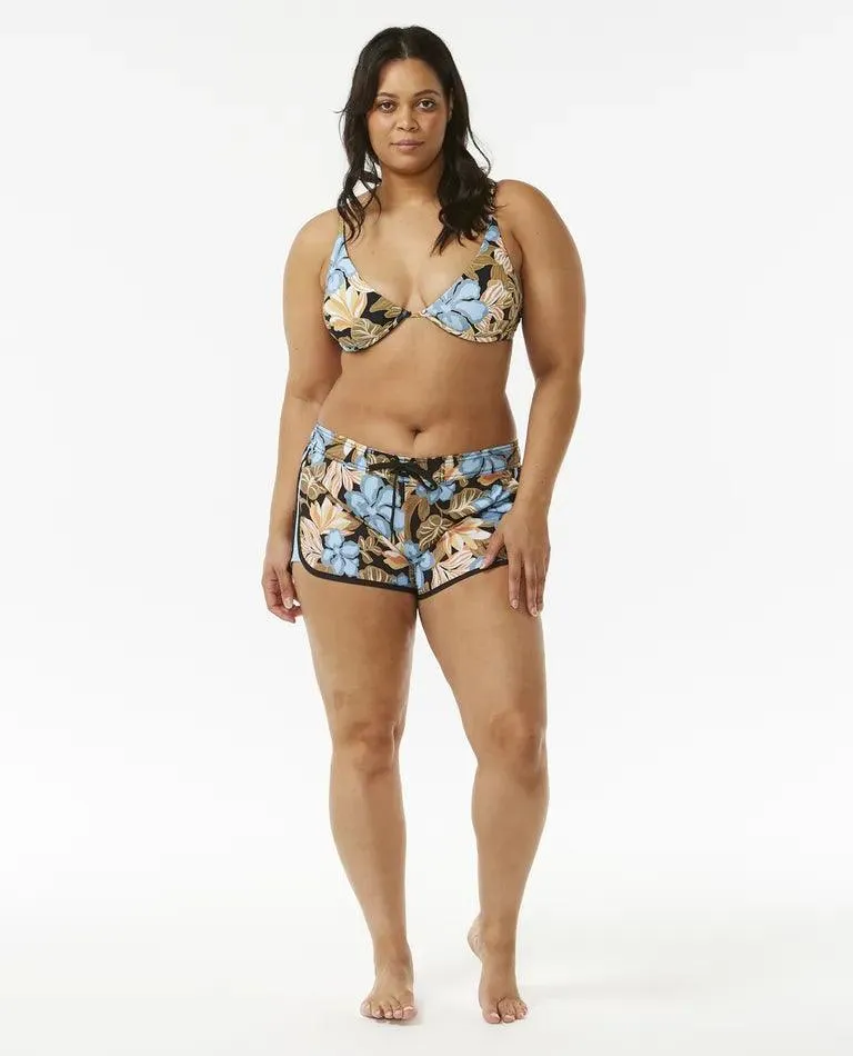 Rip Curl Follow The Sun 3" Ladies Boardshorts Dusty Blue