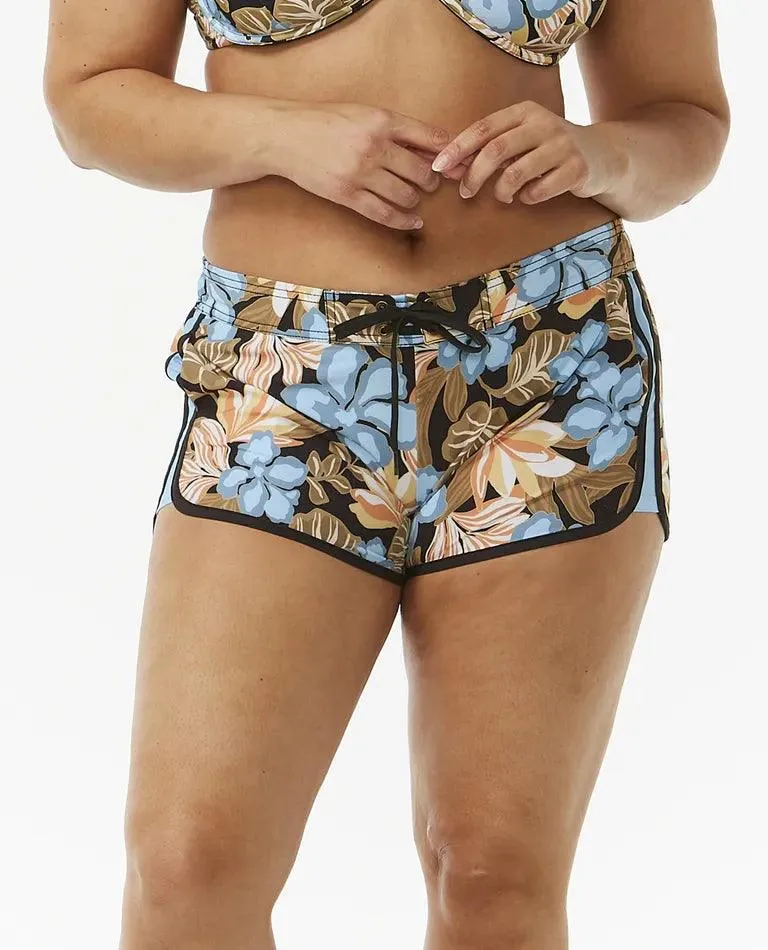 Rip Curl Follow The Sun 3" Ladies Boardshorts Dusty Blue