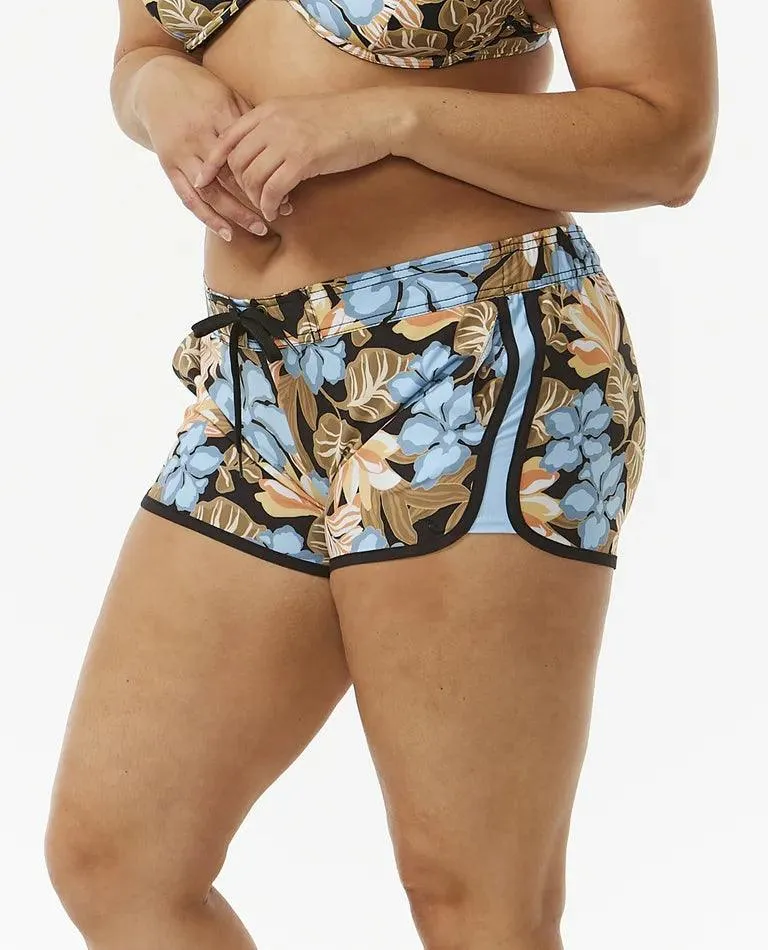 Rip Curl Follow The Sun 3" Ladies Boardshorts Dusty Blue