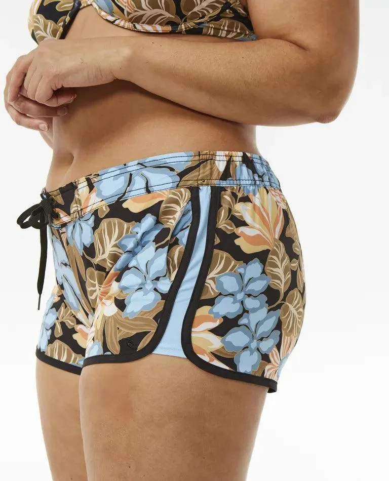 Rip Curl Follow The Sun 3" Ladies Boardshorts Dusty Blue