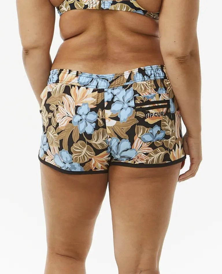 Rip Curl Follow The Sun 3" Ladies Boardshorts Dusty Blue