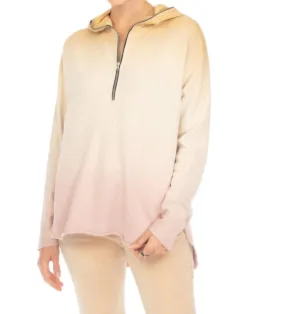 Scout Long Sleeve Raglan Sweater In Wheat/ecru/vintage Tea Rose