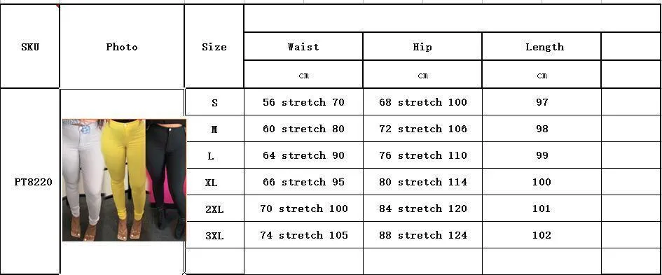 Skinny Stretch Pencil Pants For Women