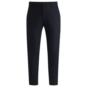 Slim-fit trousers in stretch flannel