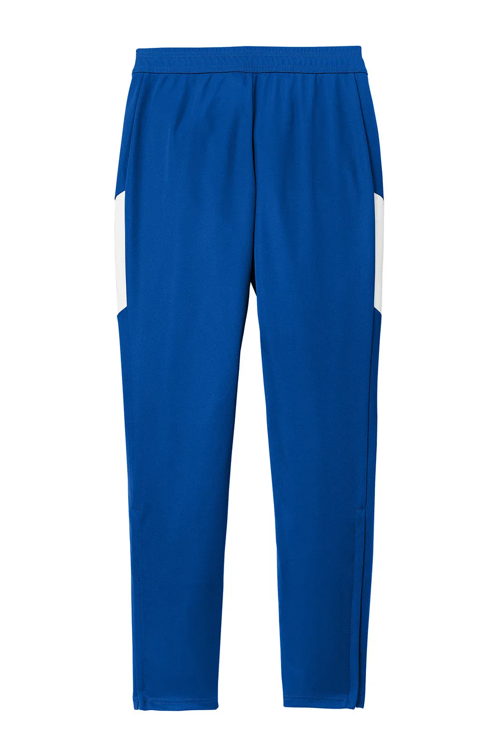 Sport-Tek Womens Moisture Wicking Travel Pants w/ Pockets - True Royal Blue/White