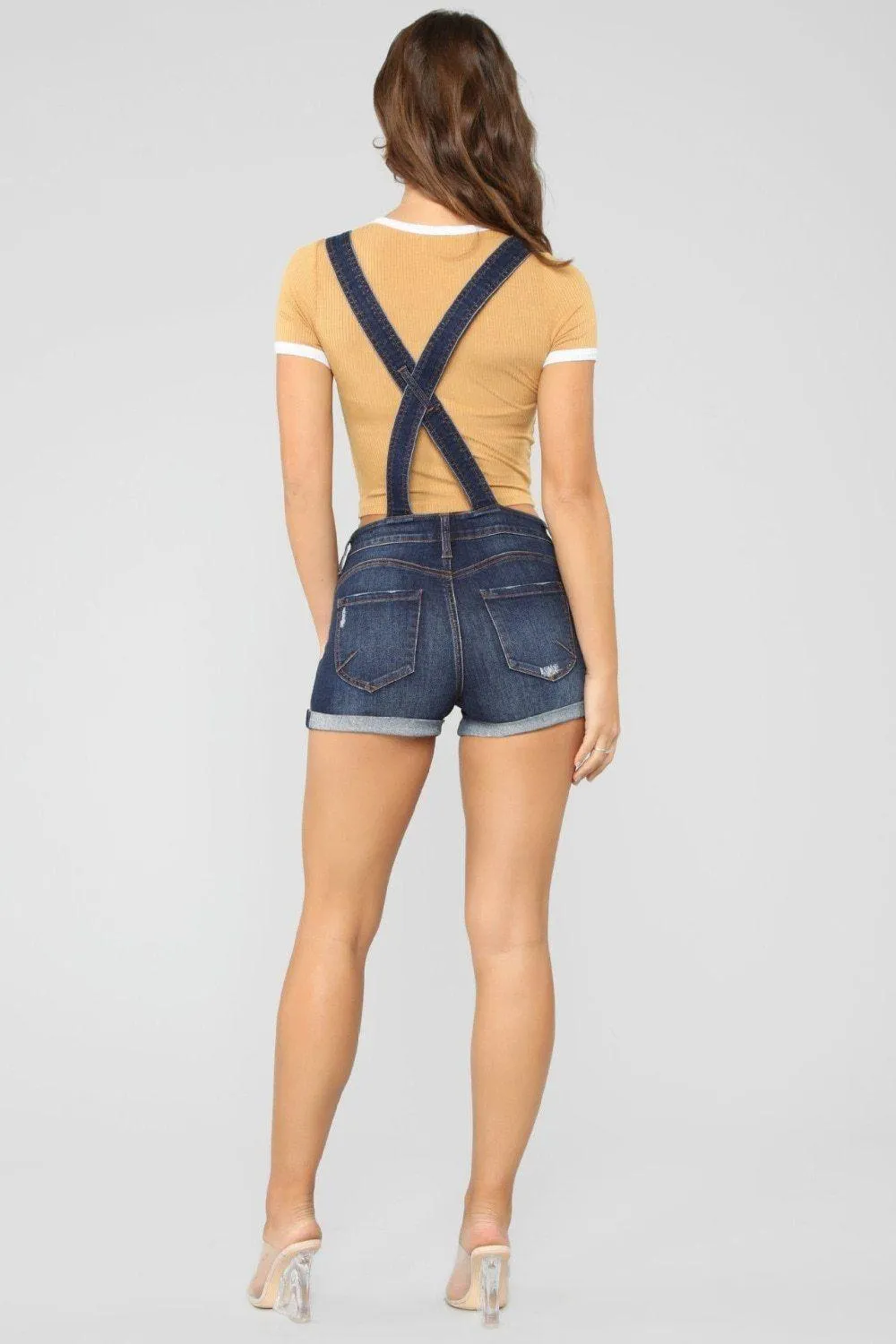 Streetwear Ripped Jeans Overalls For Women