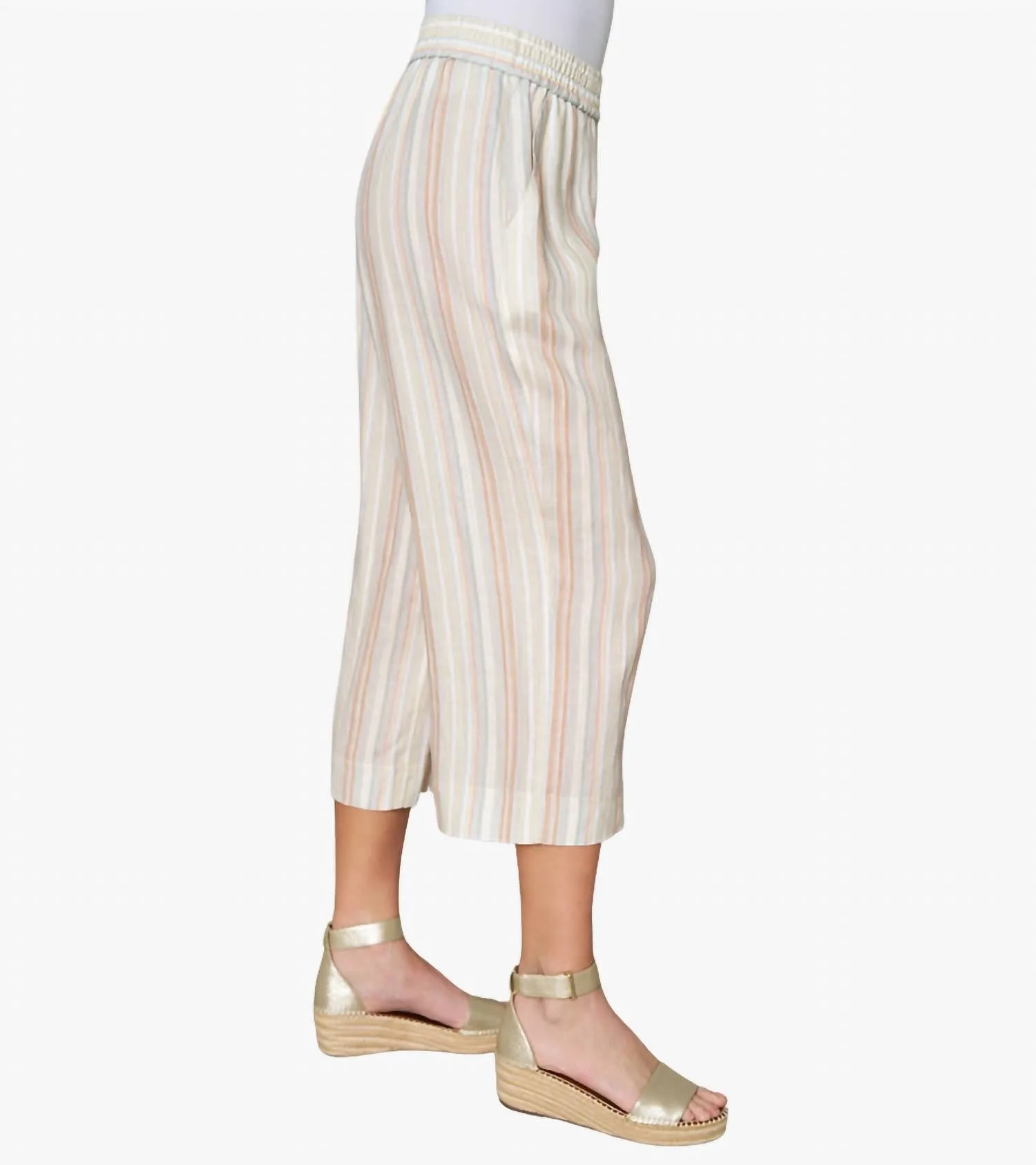 Striped City Pants In Yarn Dye Stripe