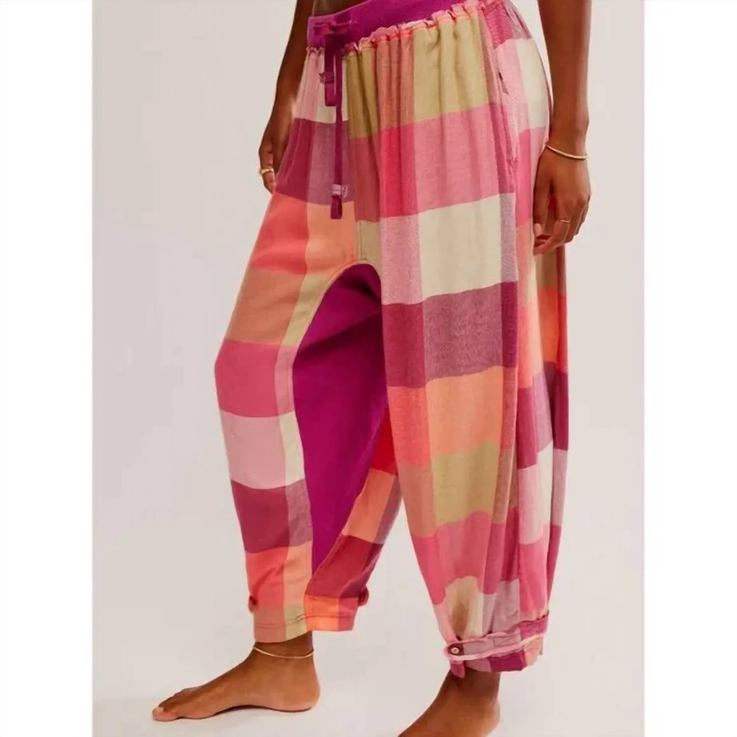 Sugar Cookie Flannel Pant In Warm Combo