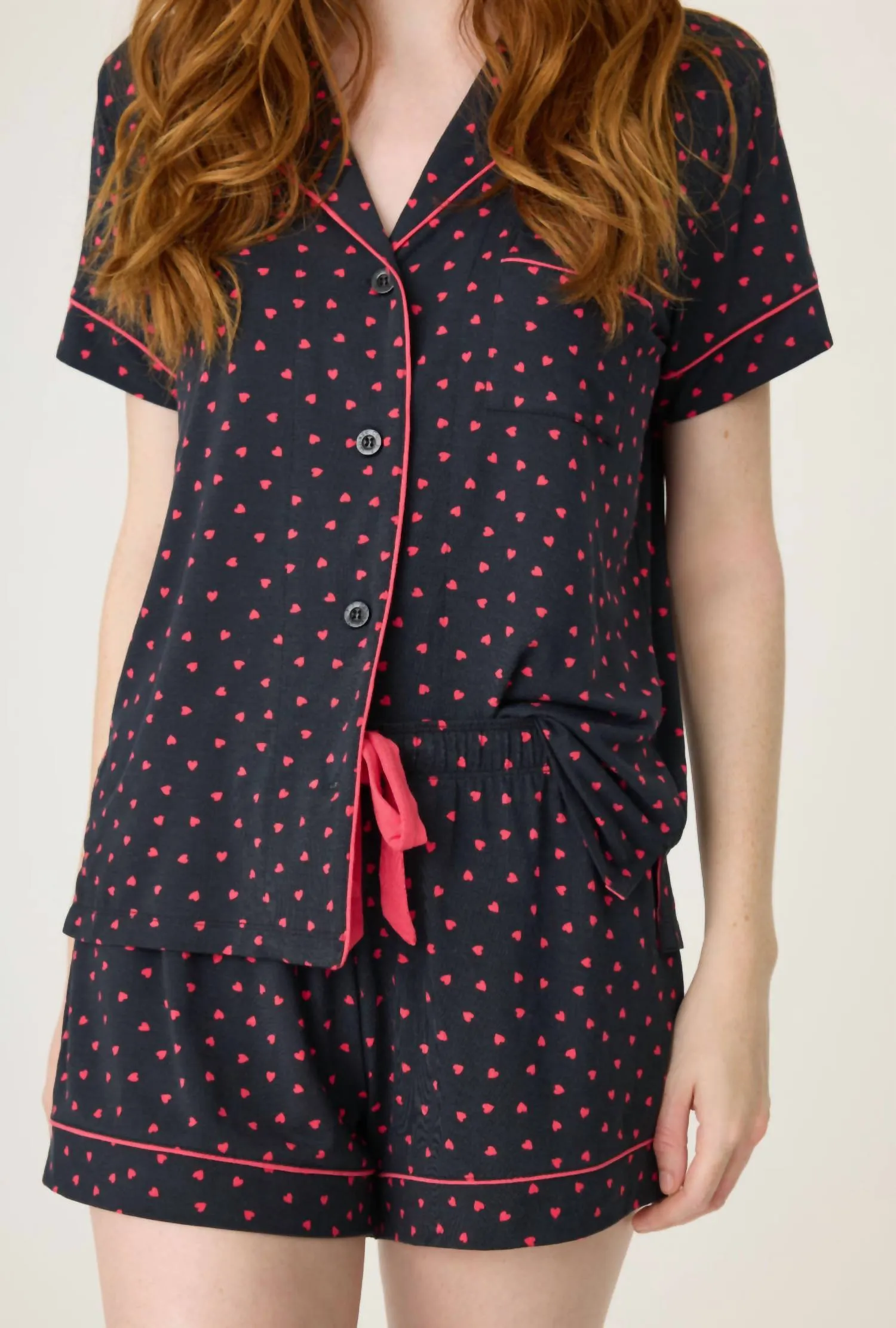 Sweet Dreams Pajama Set In Black