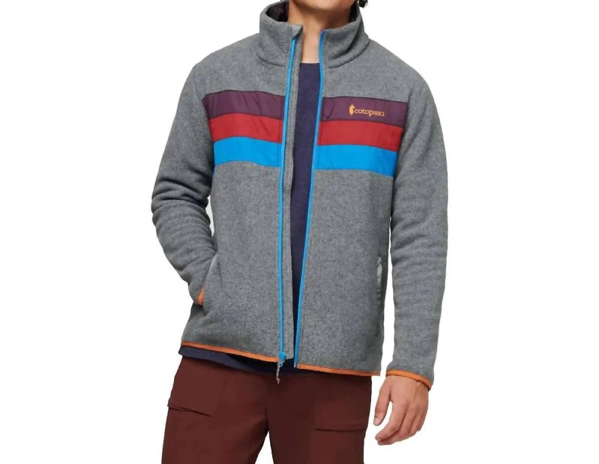 Teca Fleece Full-Zip Jacket In Racehorse