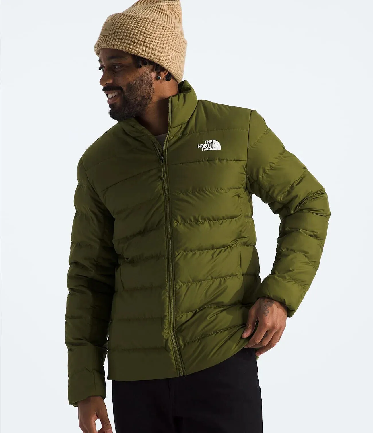THE NORTH FACE Men's Aconcagua 3 Insulated Jacket (Standard and Big Size), Forest Olive, Small