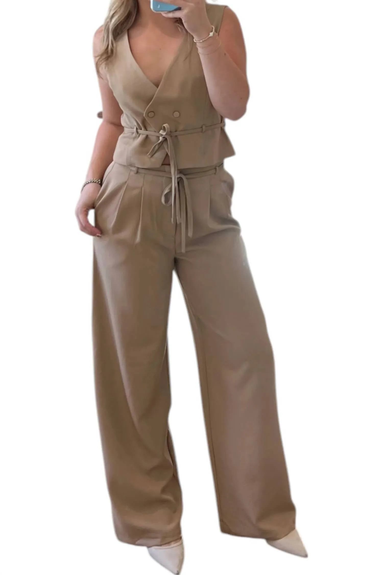Timeless Pants In Taupe