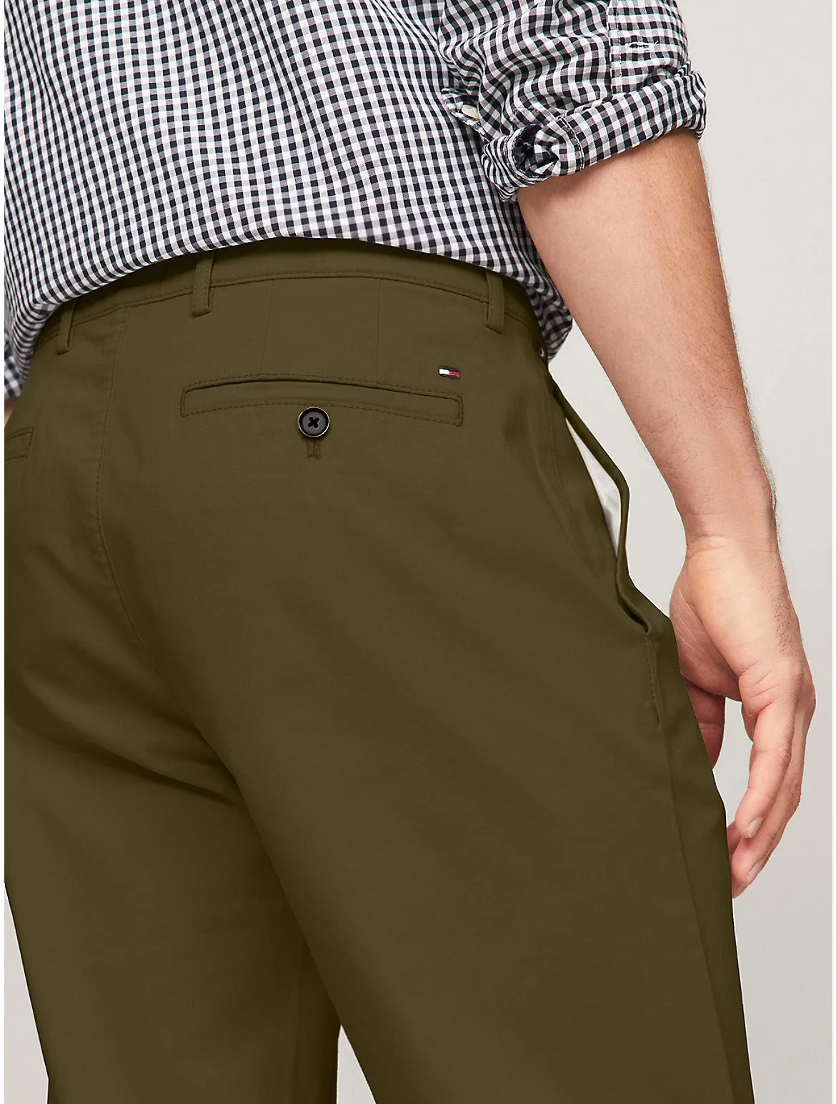 Tommy Hilfiger Men's Straight Fit THFlex Tommy Chino