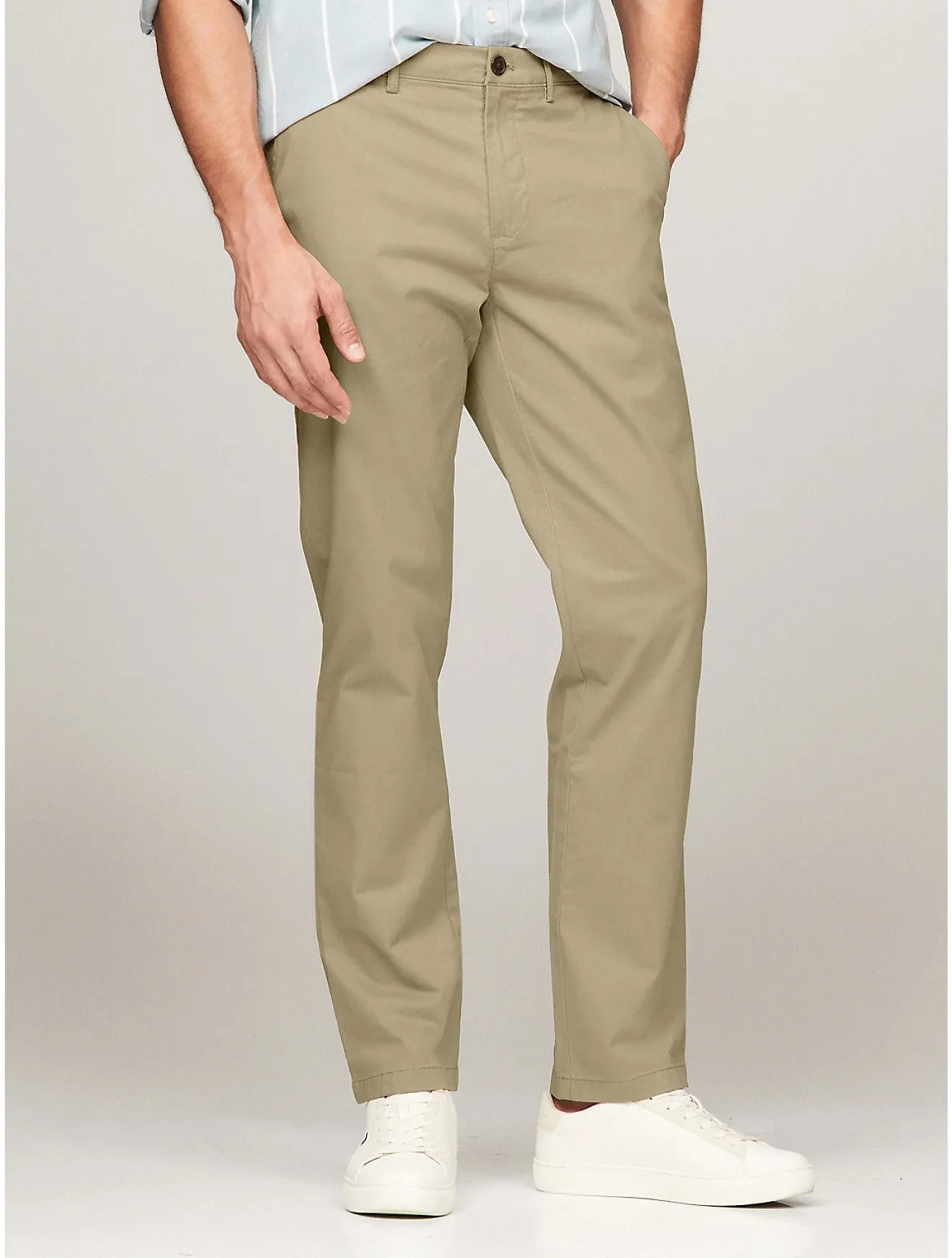 Tommy Hilfiger Men's Straight Fit THFlex Tommy Chino
