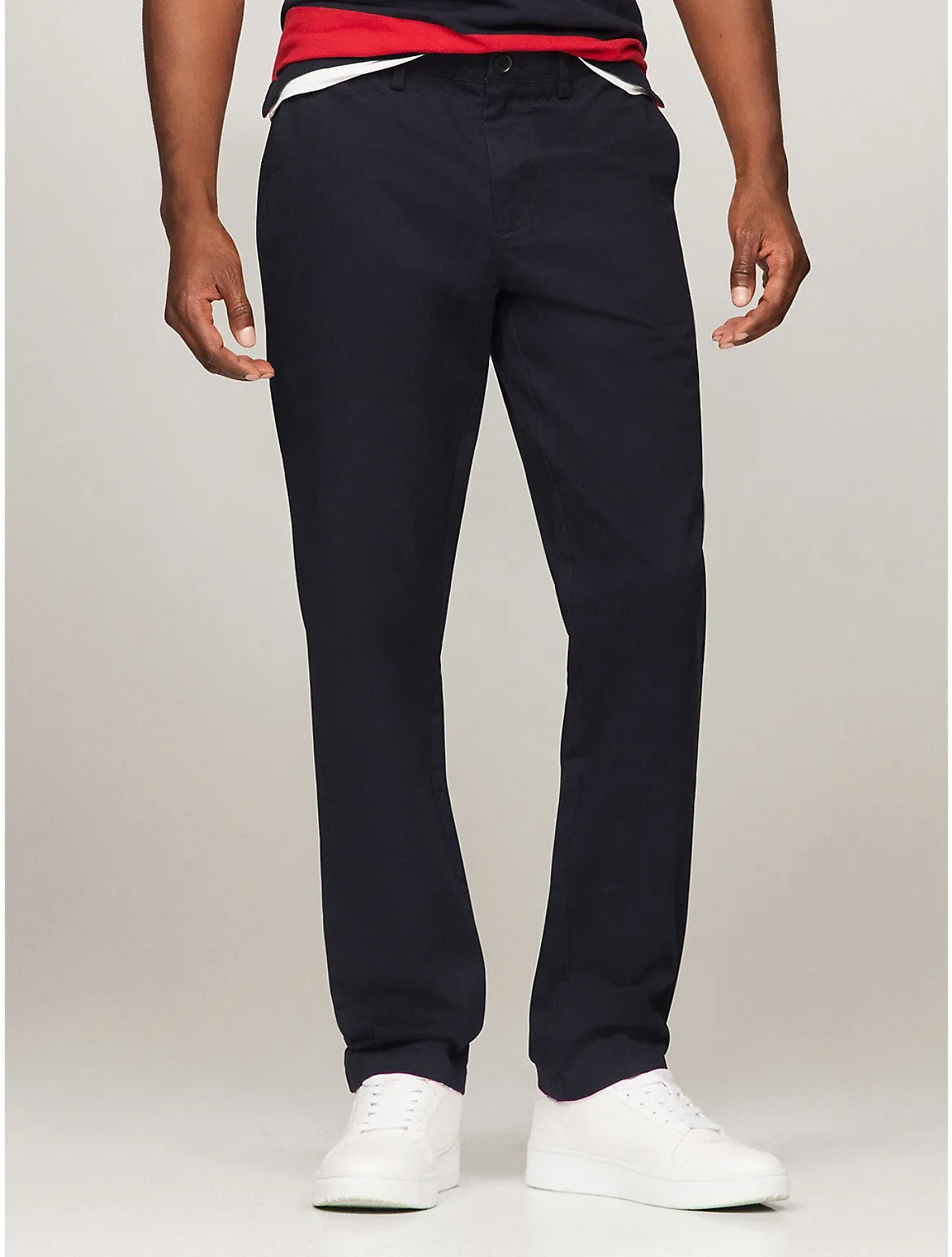 Tommy Hilfiger Men's Straight Fit THFlex Tommy Chino