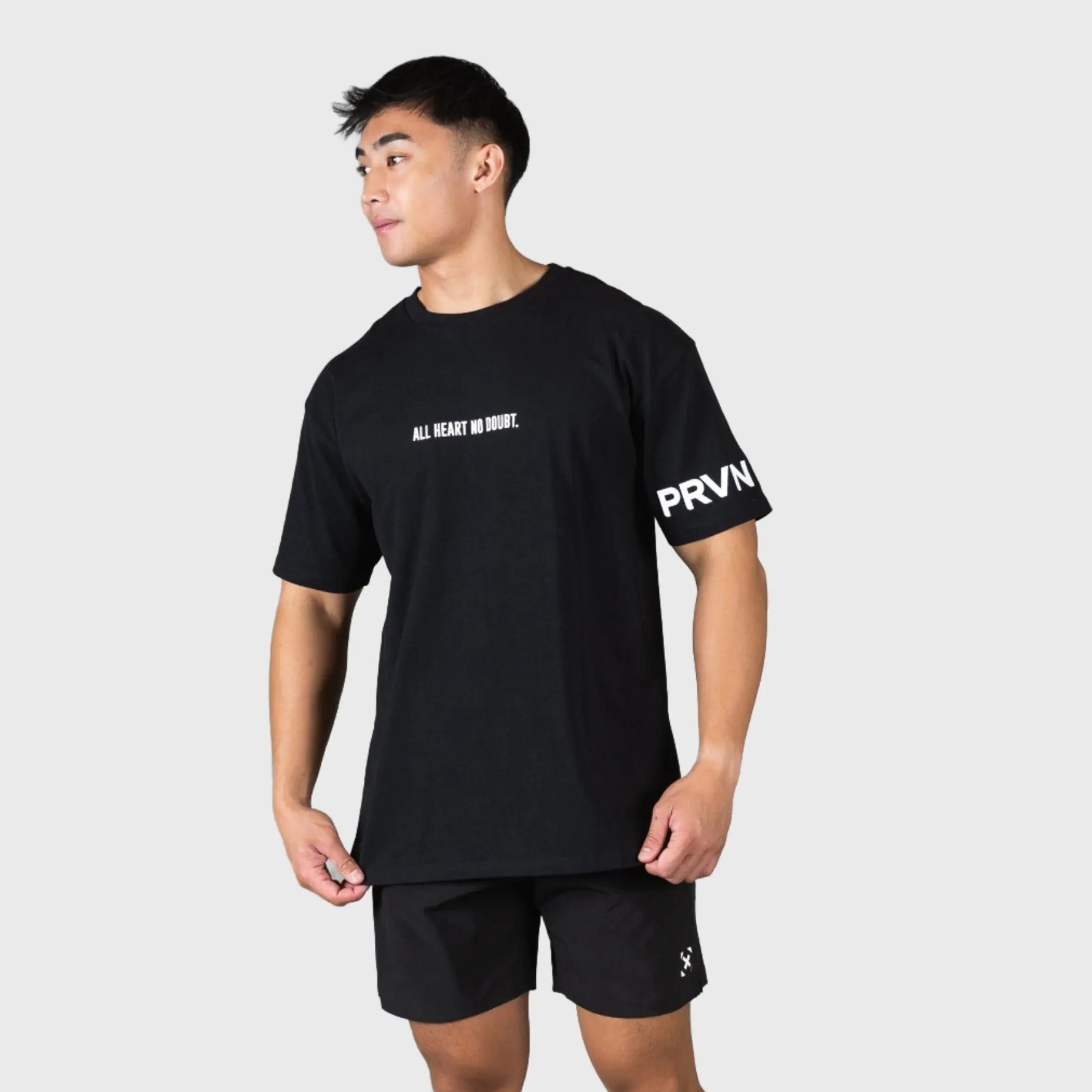 TWL - OVERSIZED PRVN T-SHIRT - BLACK/WHITE