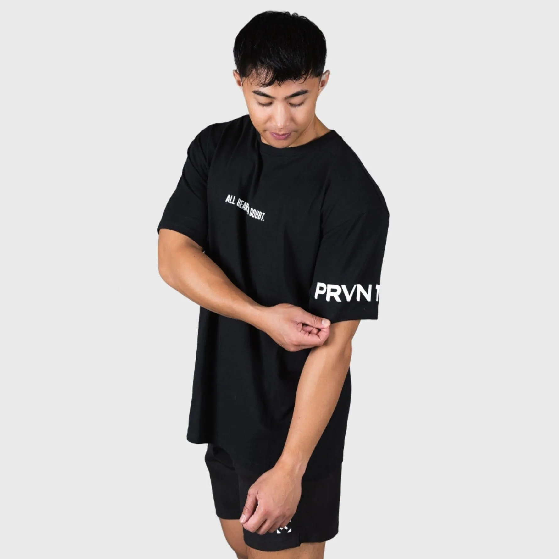 TWL - OVERSIZED PRVN T-SHIRT - BLACK/WHITE