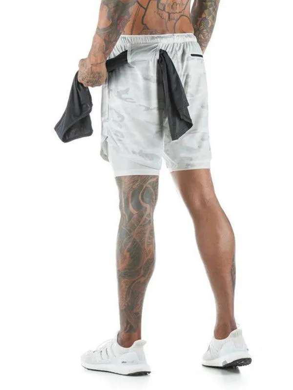 Two Piece Men's Gym Shorts