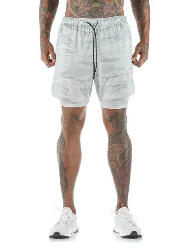 Two Piece Men's Gym Shorts