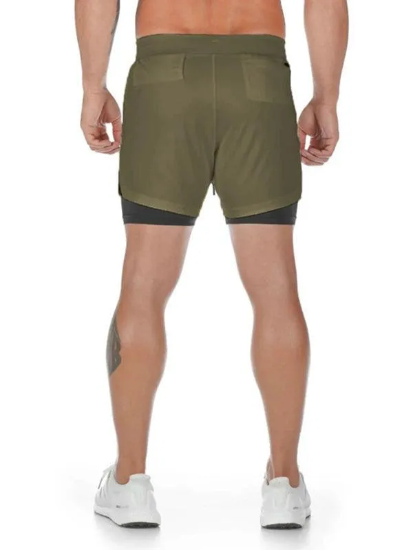 Two Piece Men's Gym Shorts