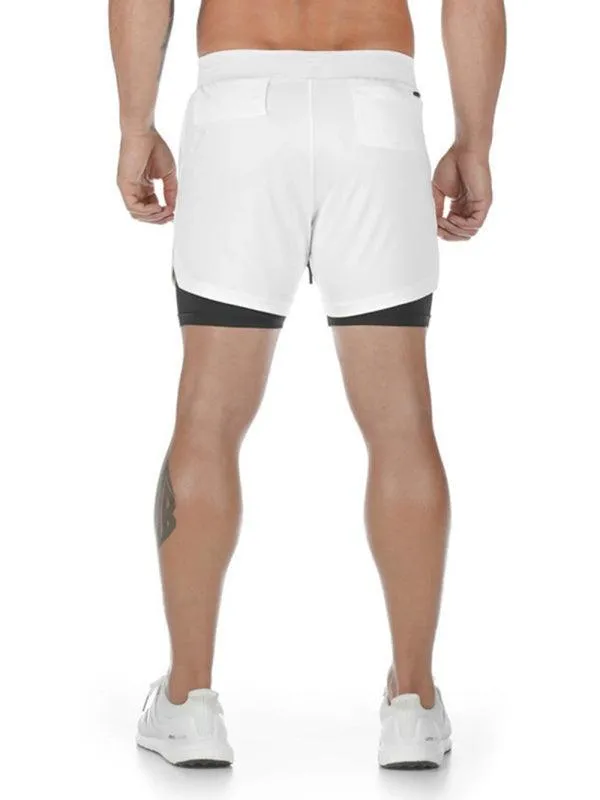 Two Piece Men's Gym Shorts