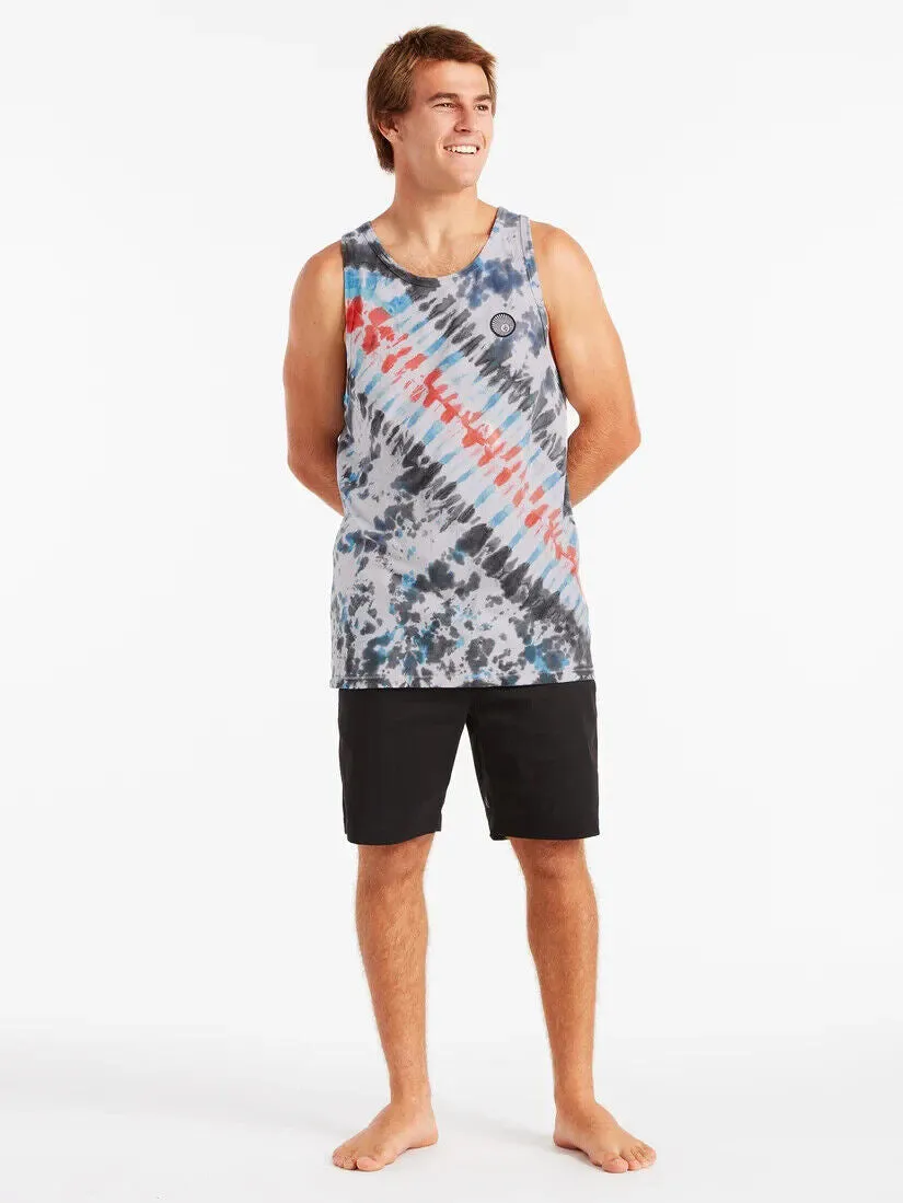 Volcom Rippah A1022200 Athletic Shorts Men's Black Nylon Elastic Waist MCWW89
