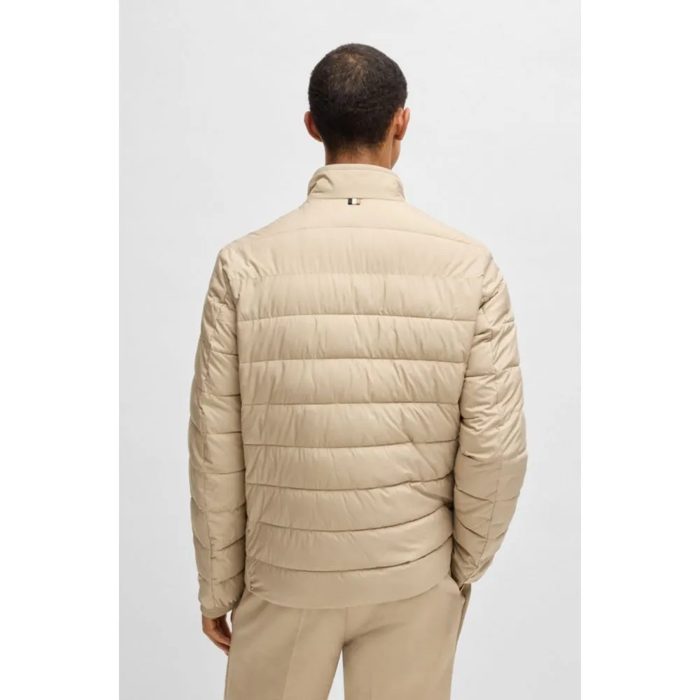 Water-repellent regular-fit jacket with logo detail