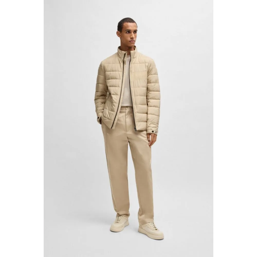 Water-repellent regular-fit jacket with logo detail