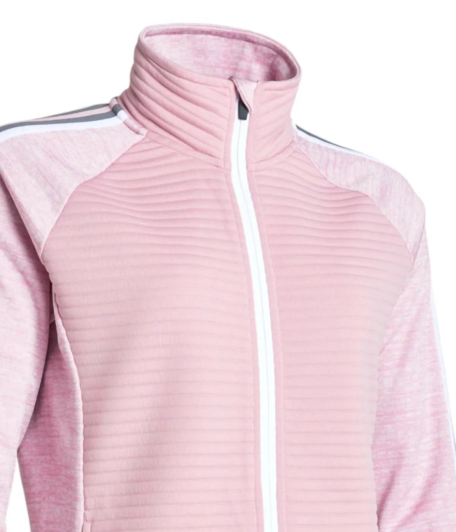 Women Turnberry 3D Stripe Fullzip Cardigan In Rosebud