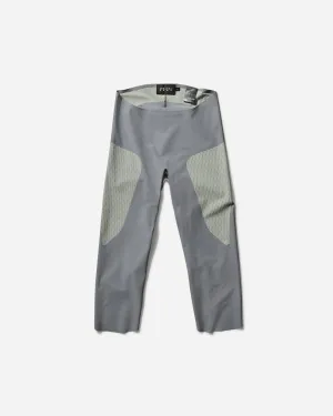 Women's Lycra Capris Grey / Lime Cream