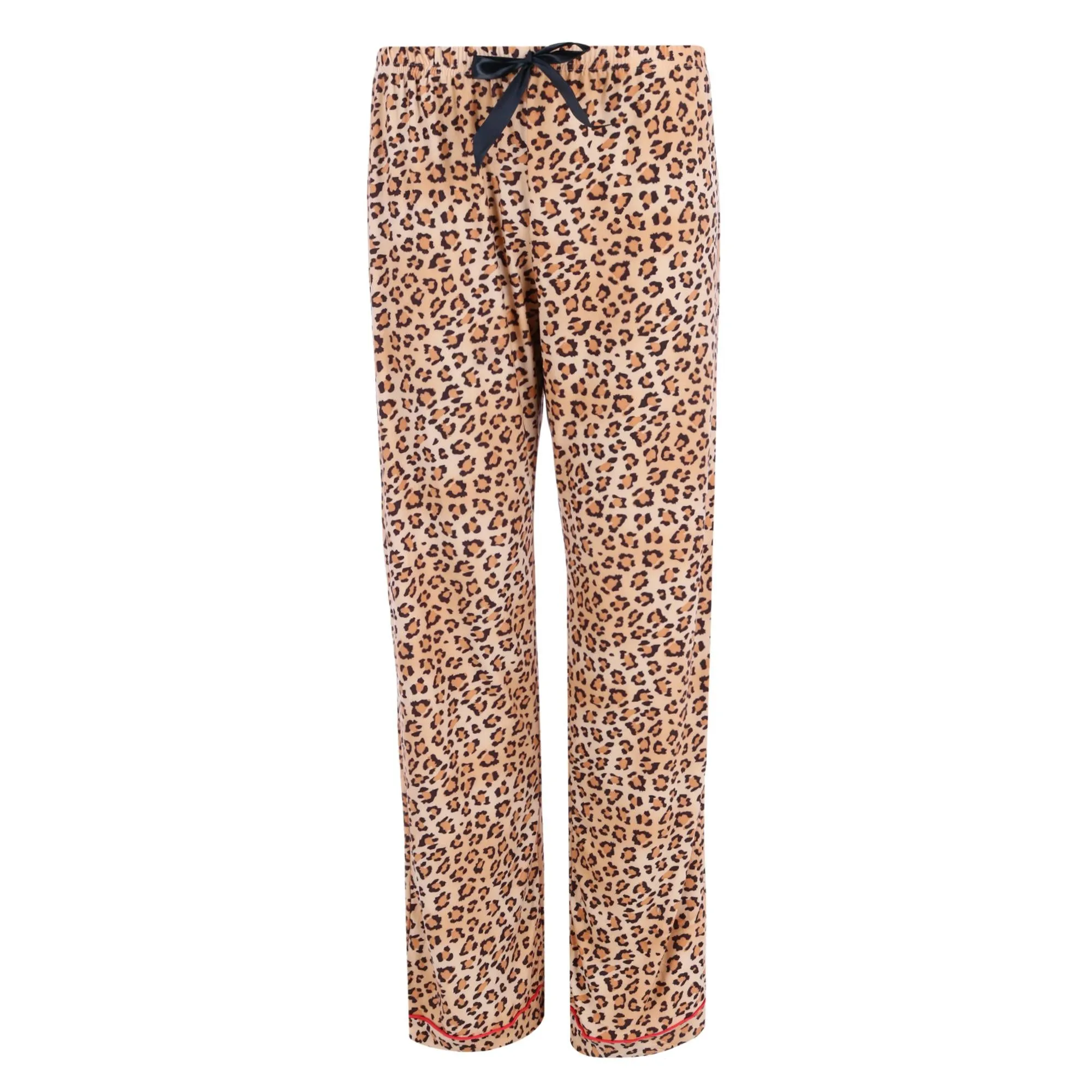 Women's Plus Size Leopard Pajama Set