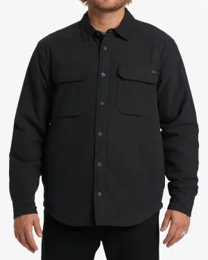 Workwear Jacket For Men In Washed Black