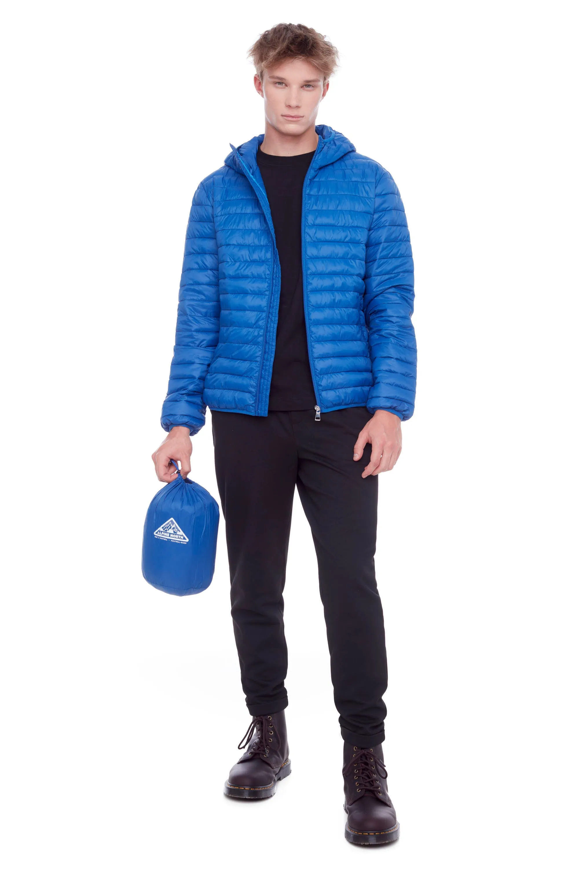 YOHO MEN'S | MEN'S VEGAN DOWN (RECYCLED) LIGHTWEIGHT PACKABLE PUFFER